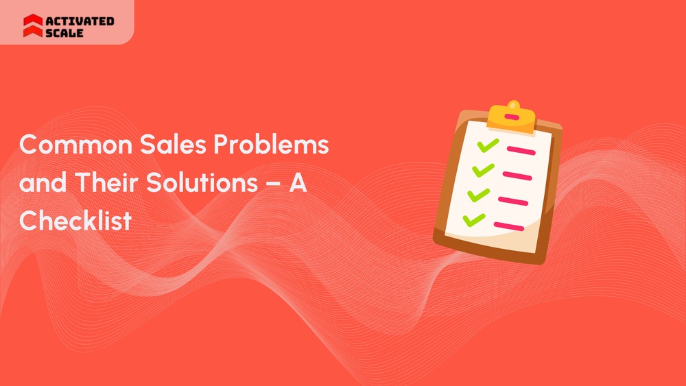 A Checklist of Solutions to Sales Problems