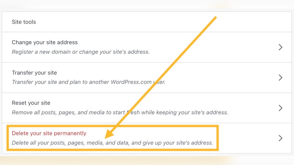 How to Delete a Wordpress