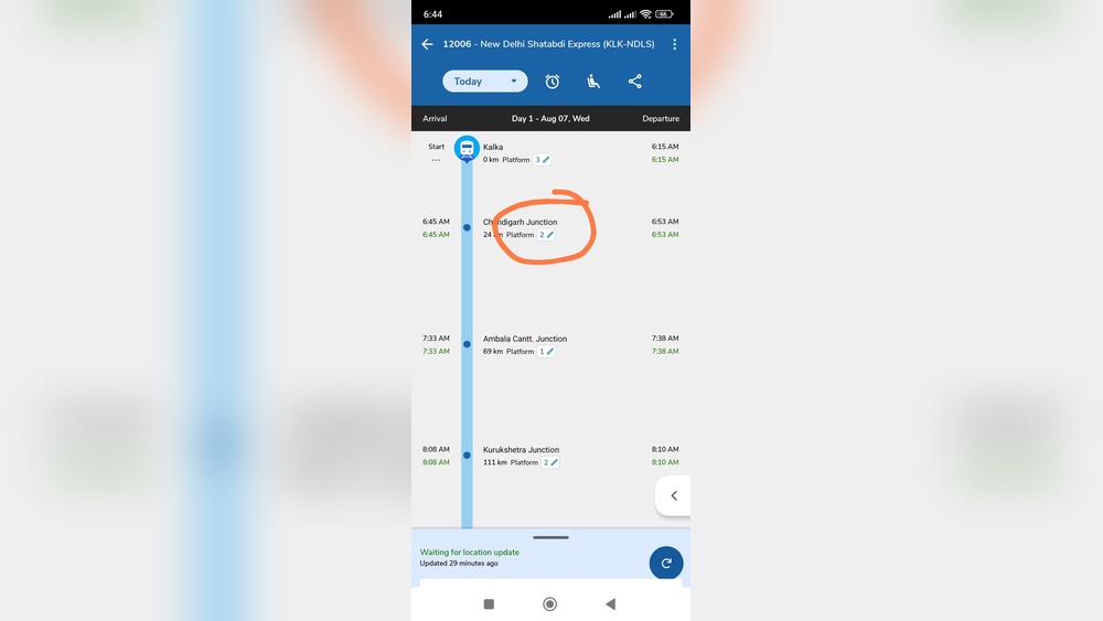 How to Know the Platform Number of Train
