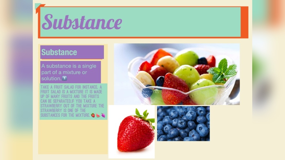 Is a Fruit Salad a Solution