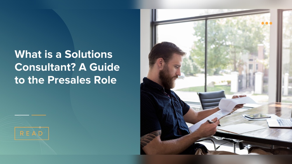 What is Pre Sales Solution Consultant