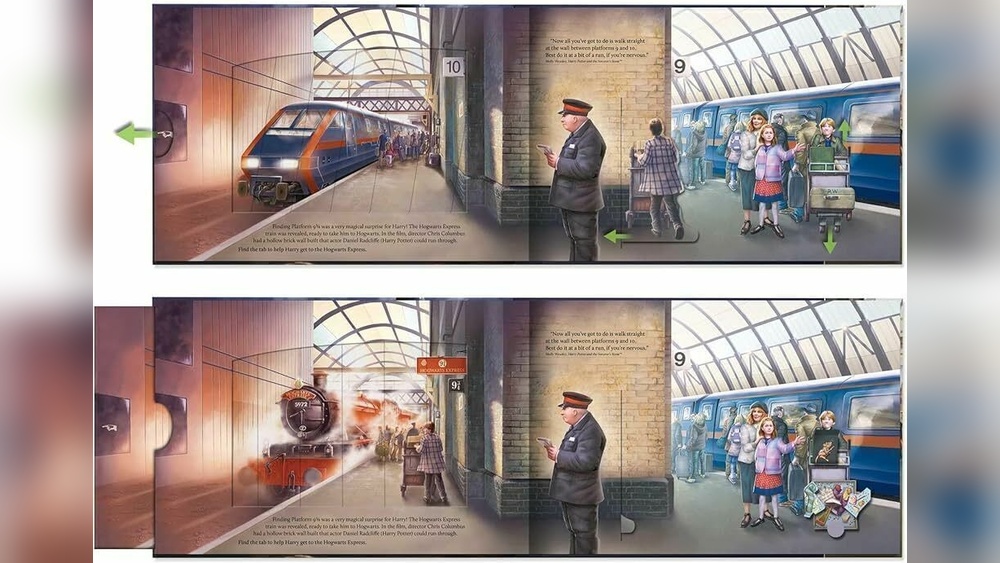 Who Helped Harry Find the Right Platform for the Train