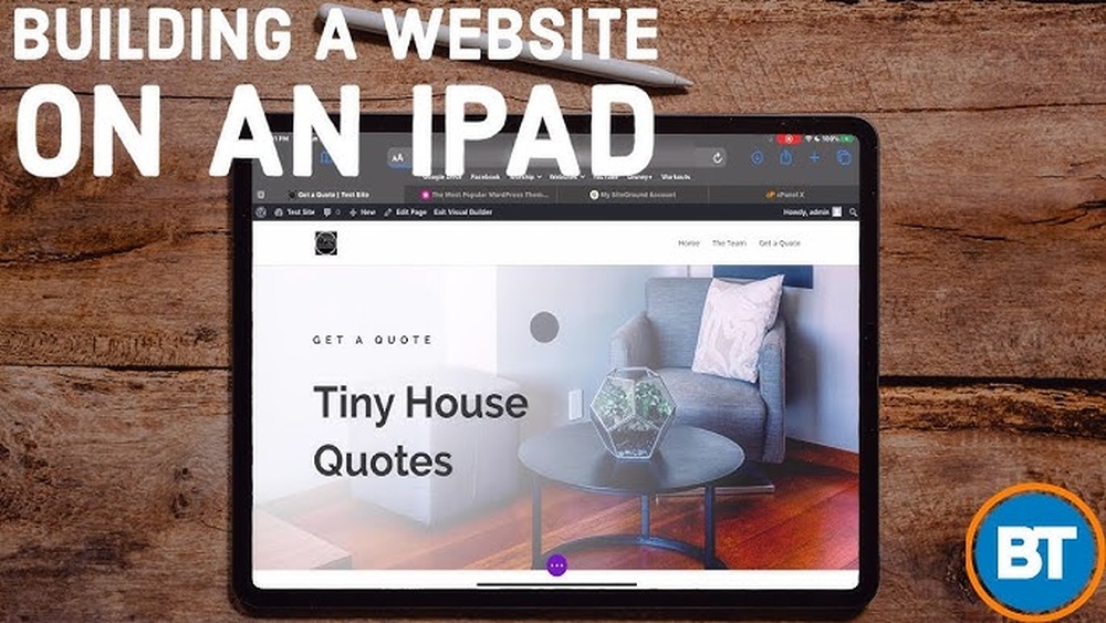 Can You Build a Wordpress Website on an Ipad