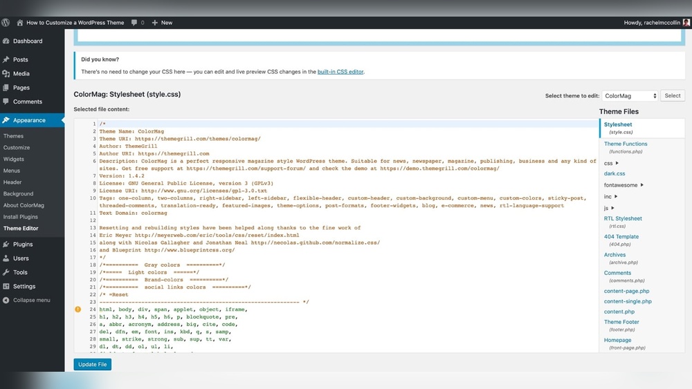Can You Edit Wordpress Themes