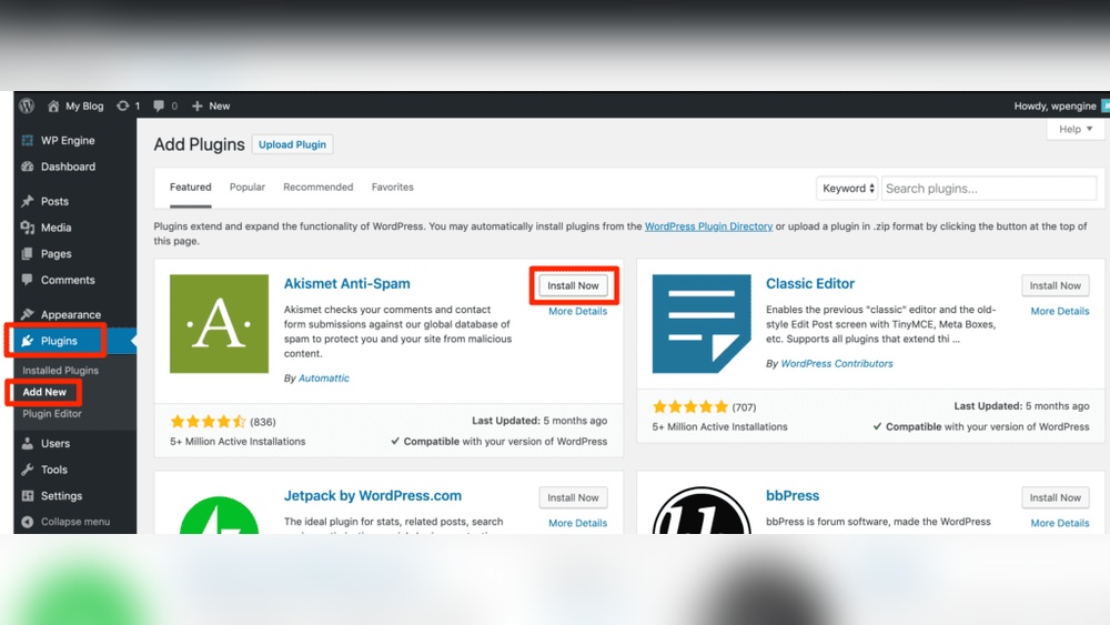 Does Wordpress Recommend Wp Engine