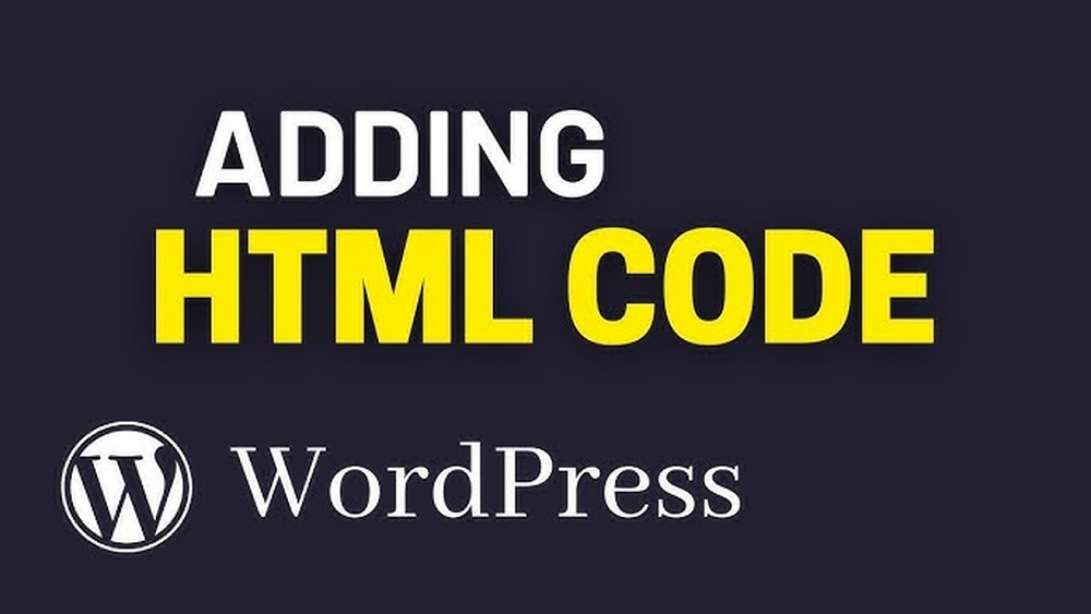 How Do I Add Html Code to My Wordpress Website