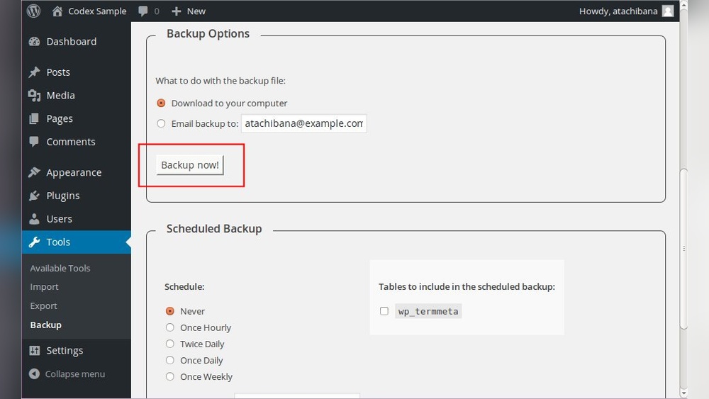 How Do I Backup My Wordpress Database