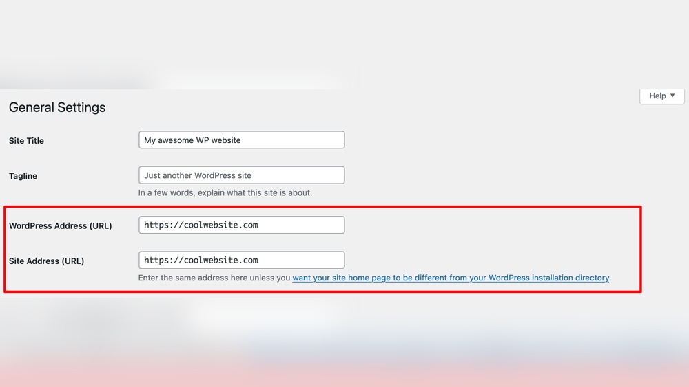 How Do I Change My Web Address on Wordpress