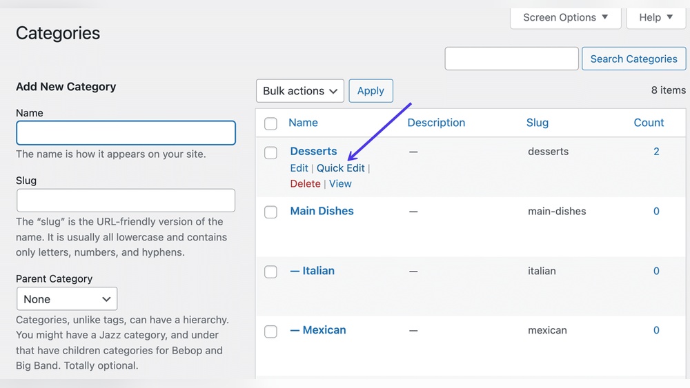 How Do I Delete a Category in Wordpress