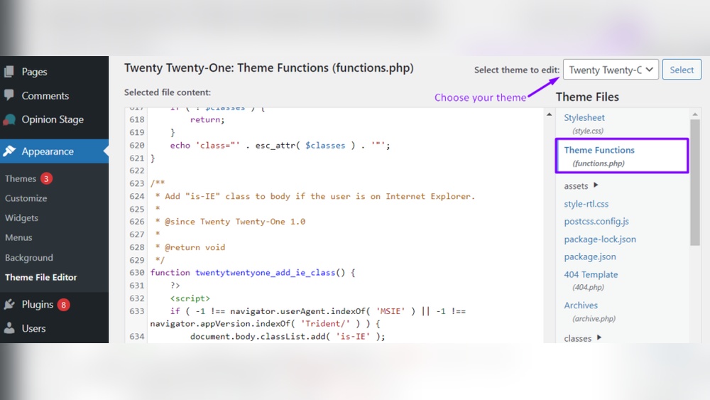 How Do I Edit Php Files in Wordpress