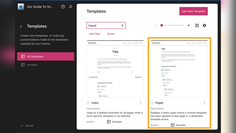 How Do I Edit Templates in Wordpress