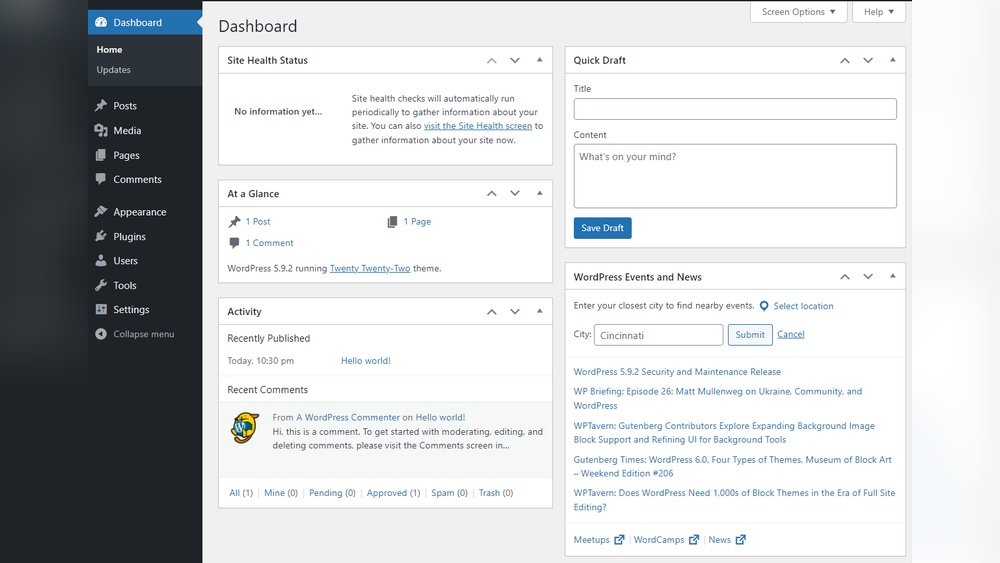 How to Access Wordpress Admin Page