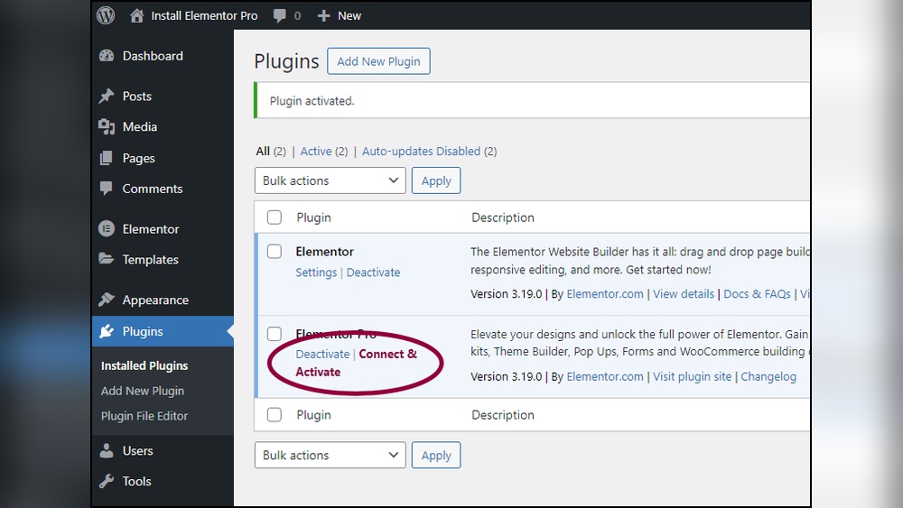 How to Activate Elementor in Wordpress: Quick & Easy Guide - Web Tool Plex