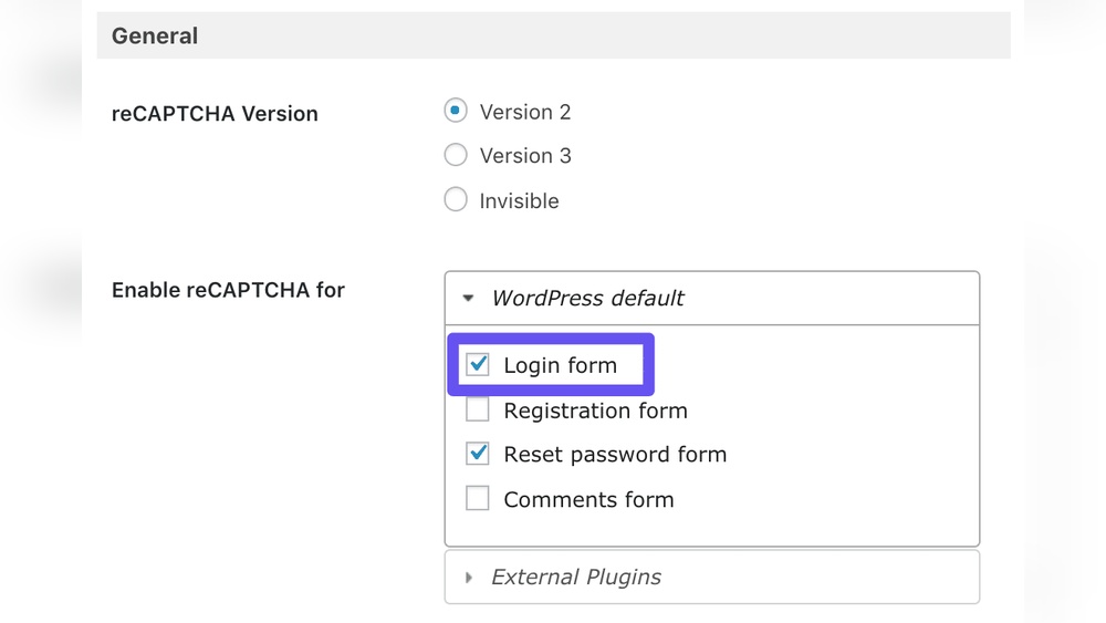 How to Activate Recaptcha in Wordpress
