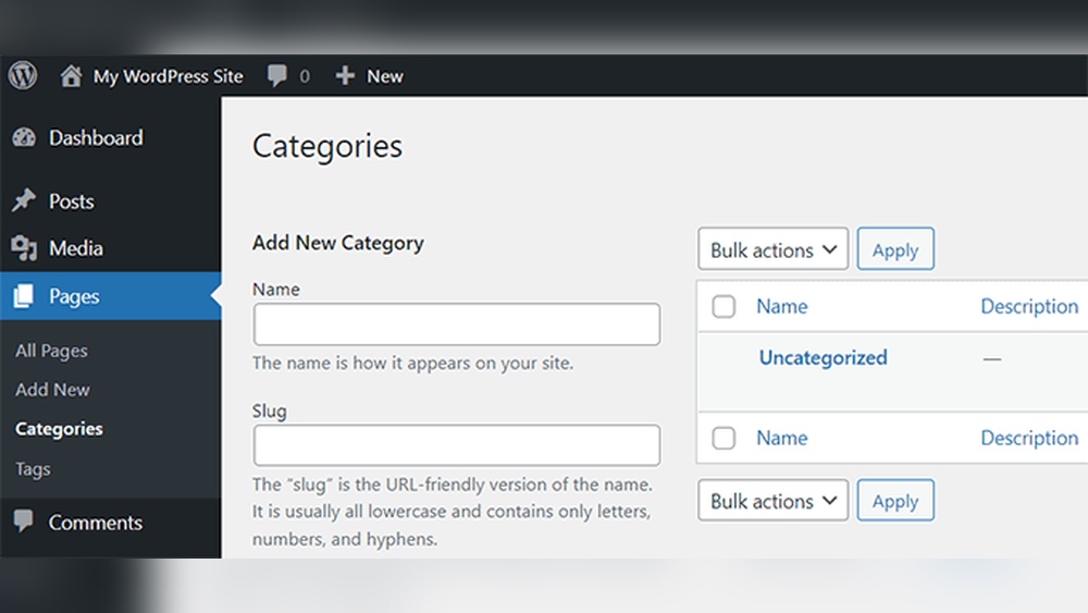 How to Add a Category to a Page in Wordpress