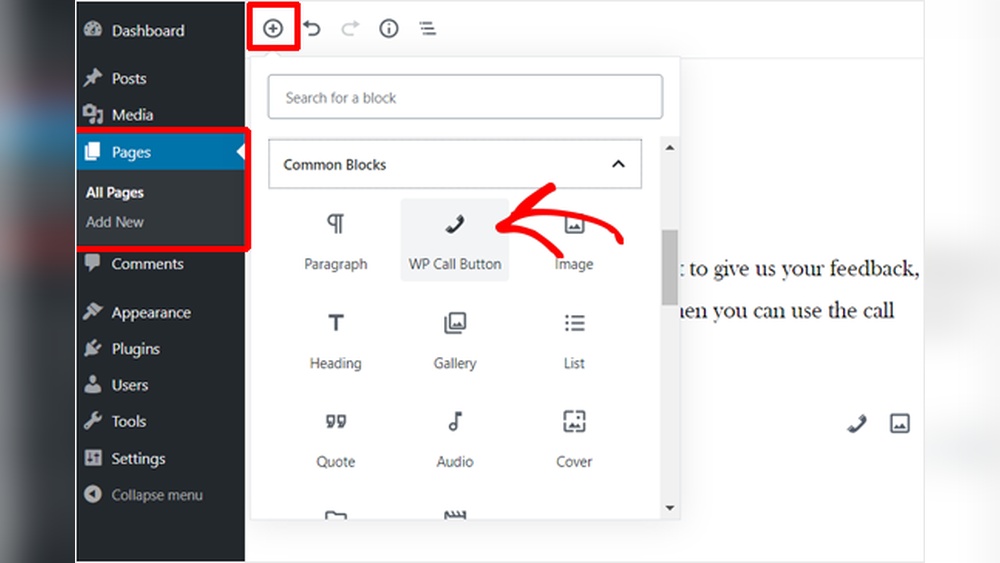 How to Add a Contact Us Button on Wordpress