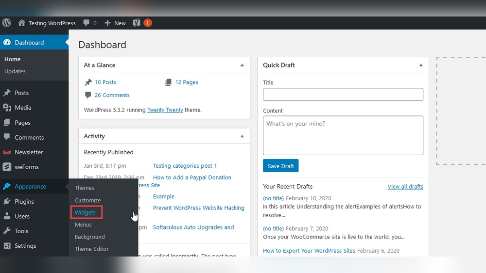 How to Add a Footer in Wordpress