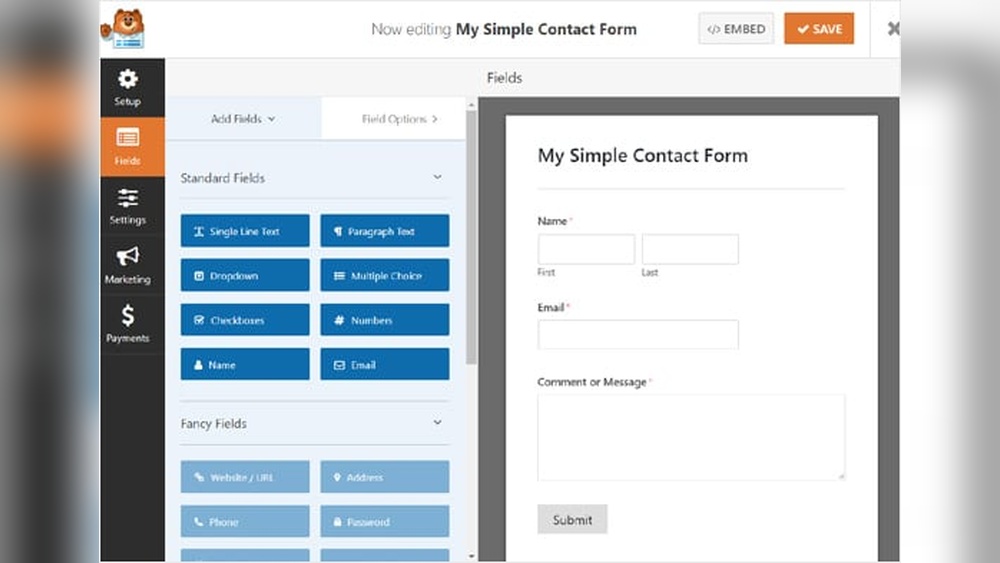 How to Add a Form on Wordpress