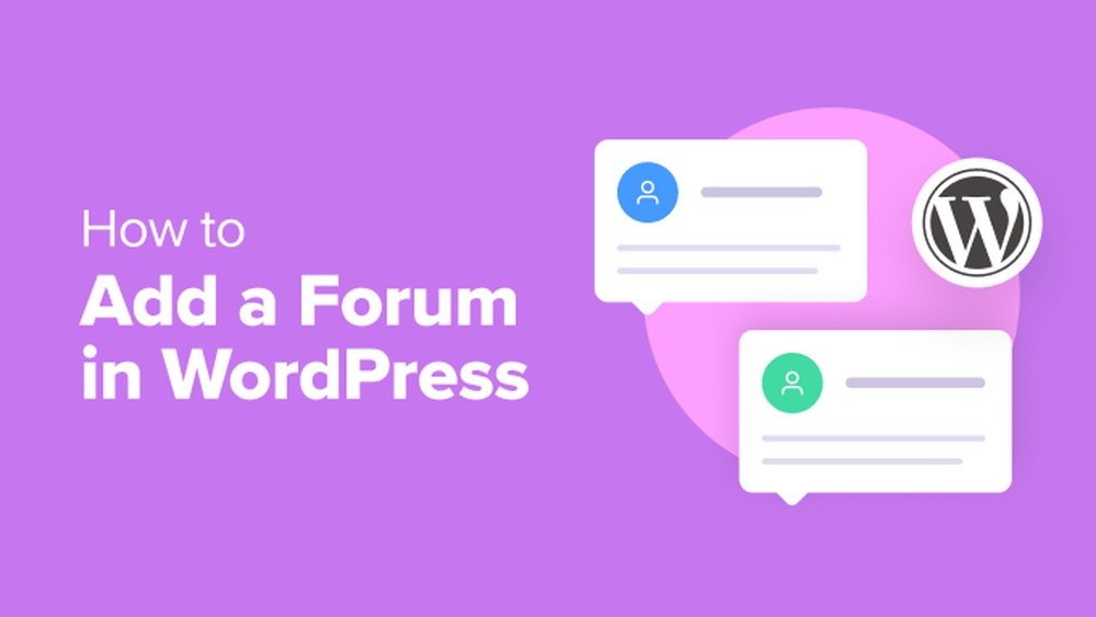 How to Add a Forum to Wordpress