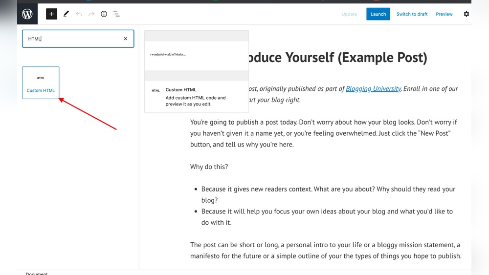 How to Add a Html File to Wordpress