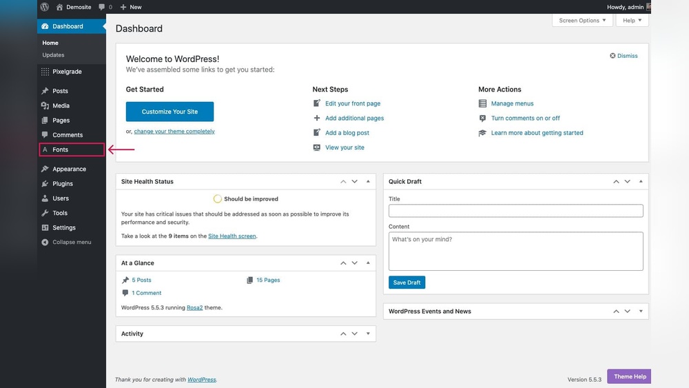 How to Add a New Font to Wordpress