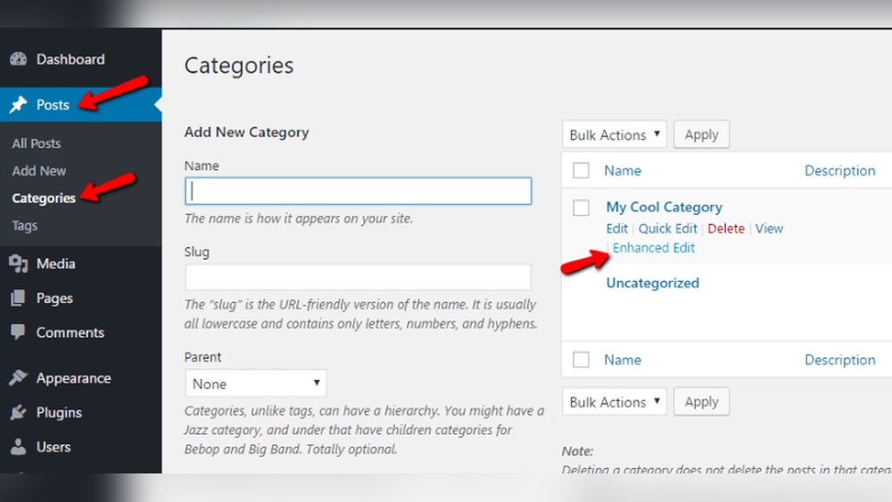 How to Add a Page to a Category in Wordpress