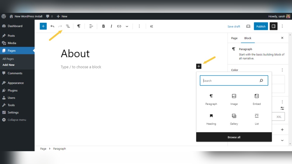 How to Add a Page to Your Wordpress Website