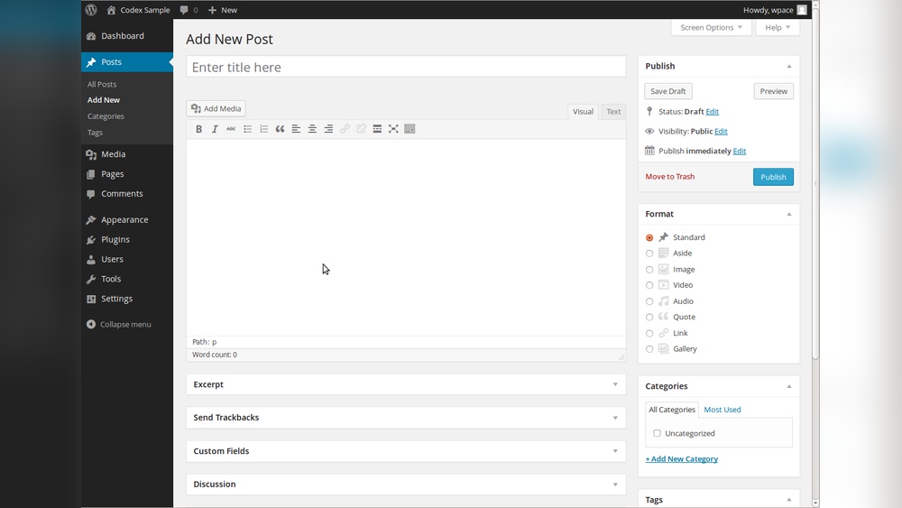How to Add a Post on Wordpress