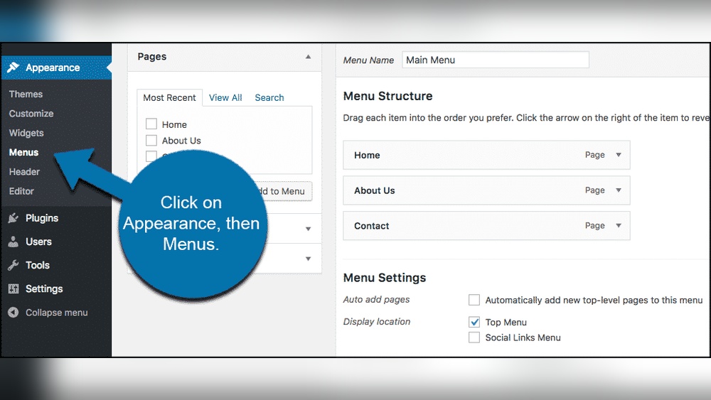 How to Add a Post to a Menu in Wordpress