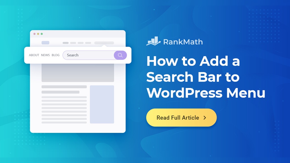 How to Add a Search Bar to Wordpress Menu