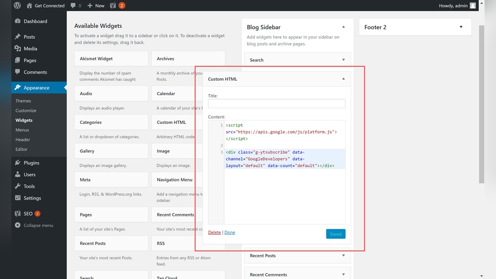 How to Add a Subscribe Button on Wordpress