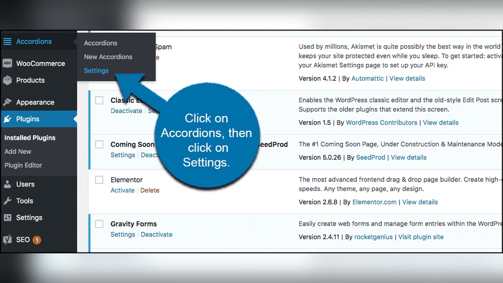 How to Add an Accordion in Wordpress