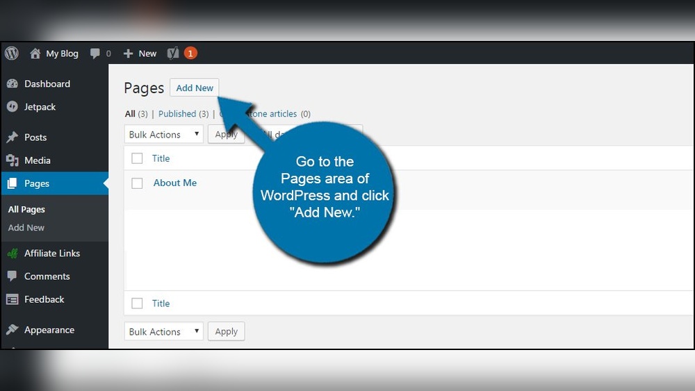 How to Add an Email Address in Wordpress