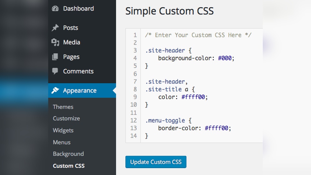 How to Add Custom Css Code in Wordpress