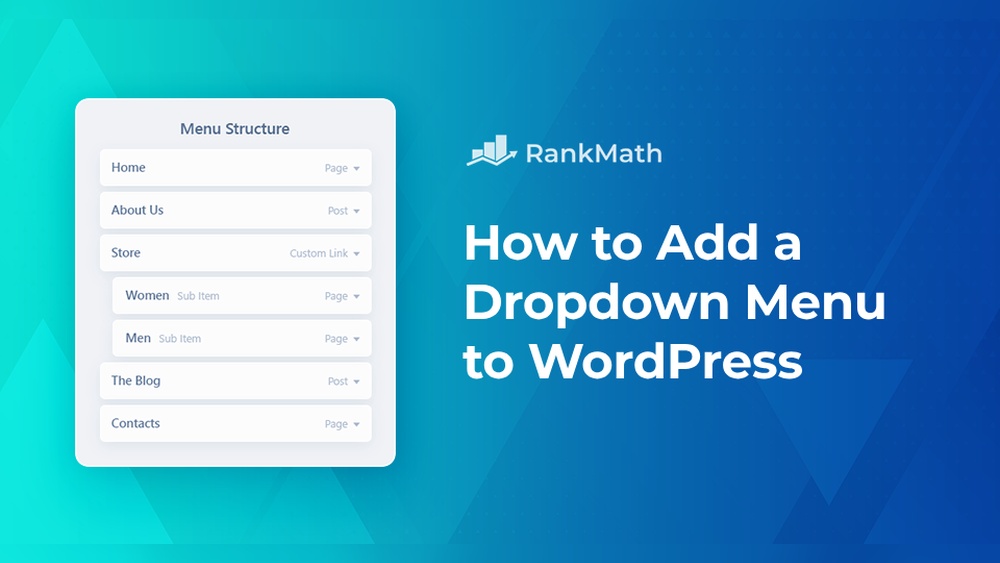 How to Add Drop down Menu in Wordpress Page
