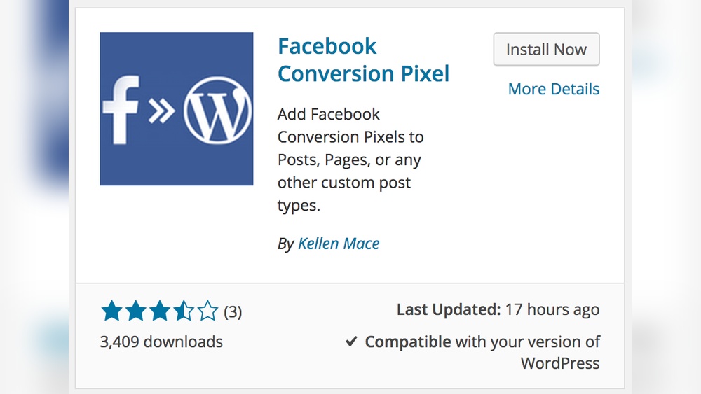 How to Add Facebook Conversion Pixel to Wordpress