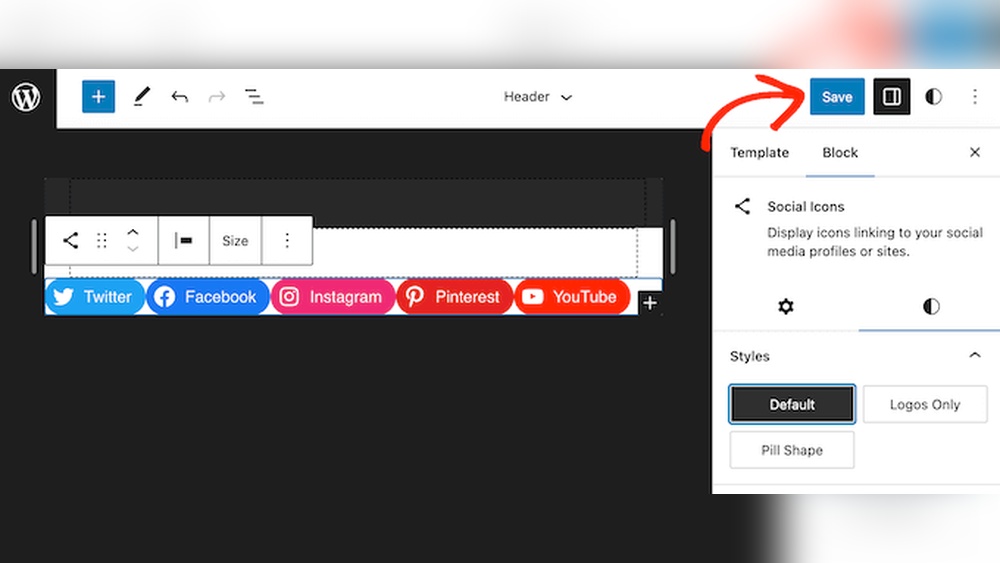 How to Add Facebook Icon in Wordpress