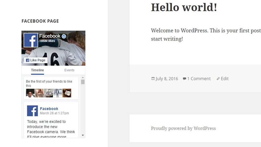 How to Add Facebook to Wordpress