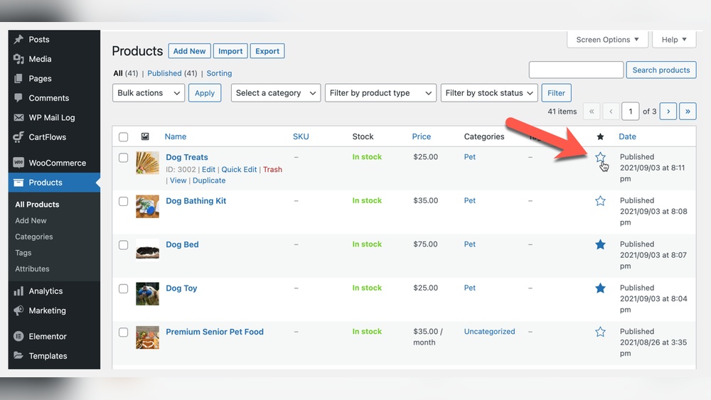 How to Add Featured Products in Wordpress