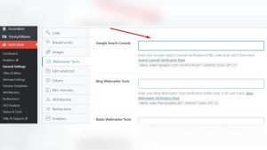 How to Add Google Search Console Code to Wordpress