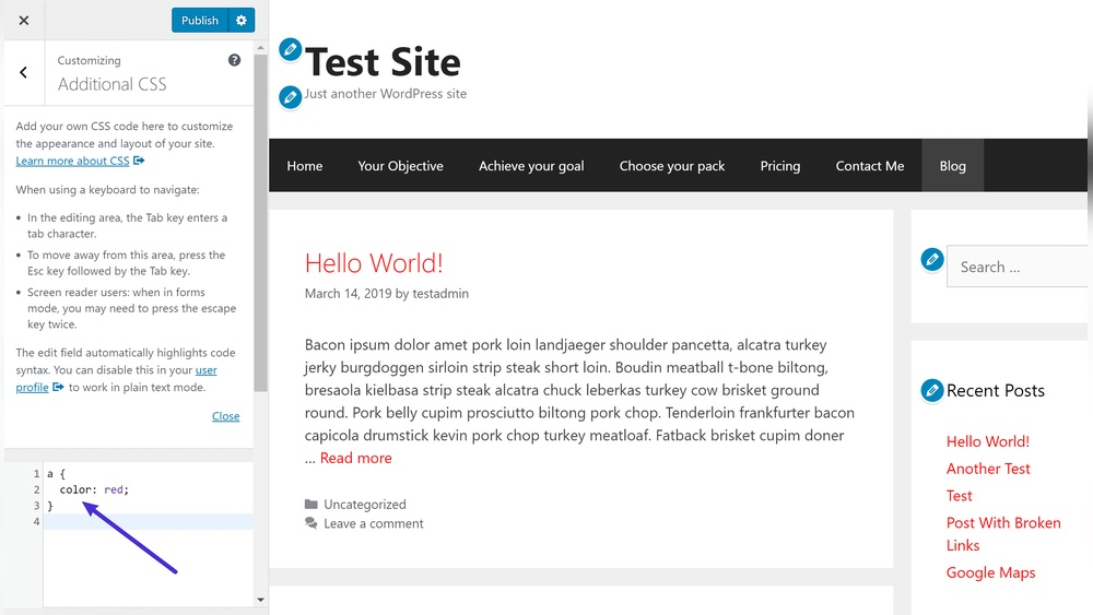 How to Add Html And Css in Wordpress
