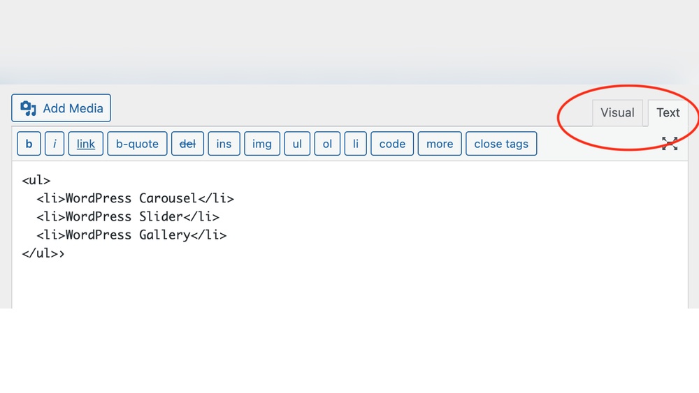 How to Add Html Code on Wordpress