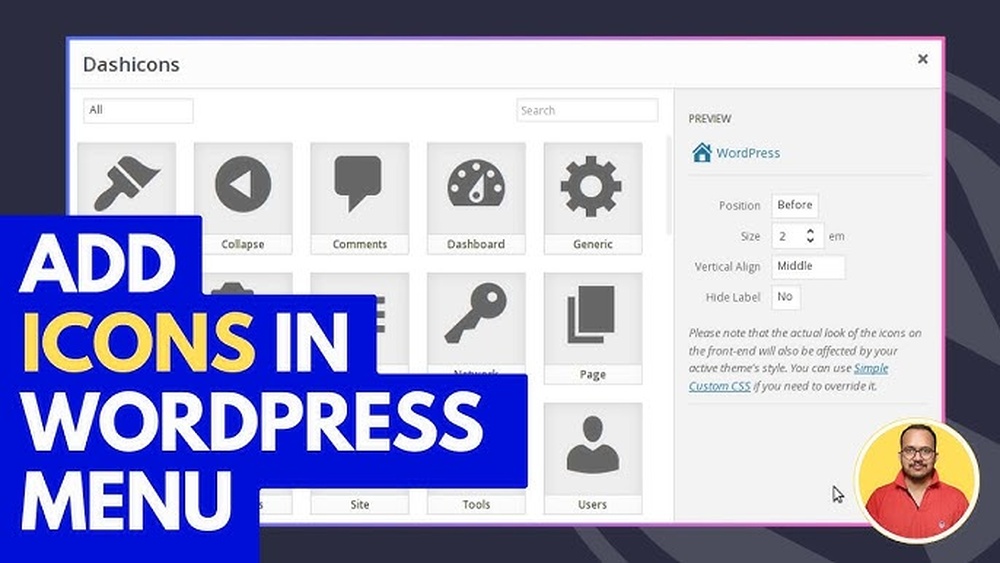 How to Add Icon to Wordpress Menu