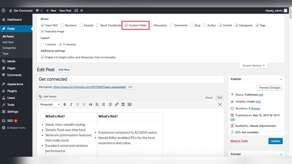 How to Add Meta to Wordpress