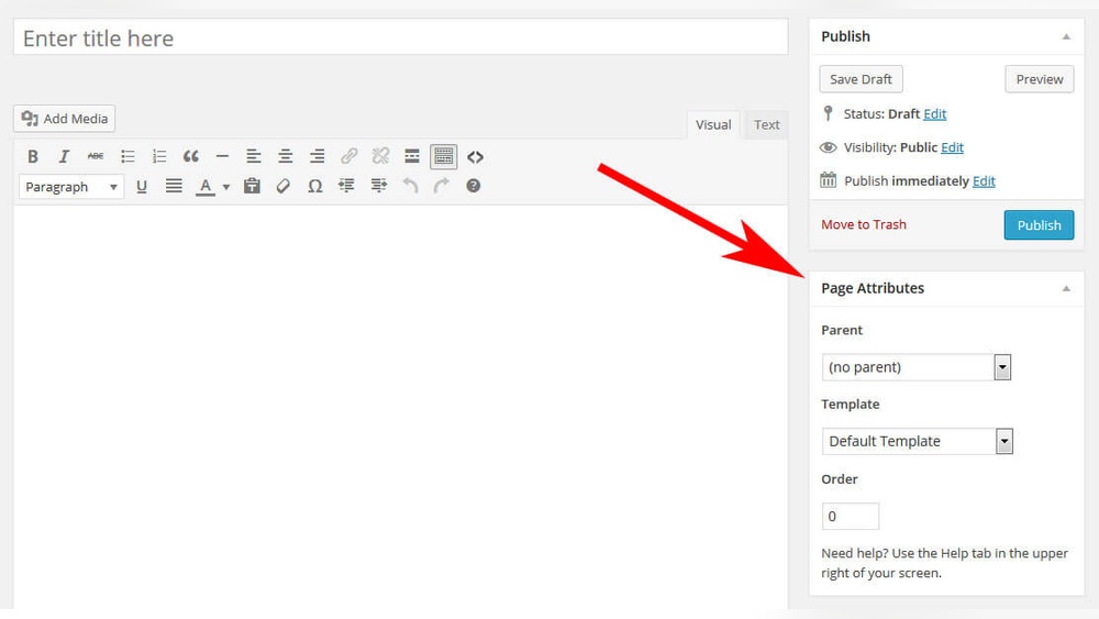 How to Add Page Template in Wordpress