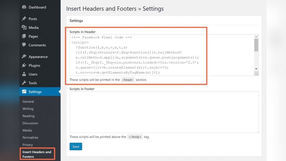 How to Add Pixel in Wordpress
