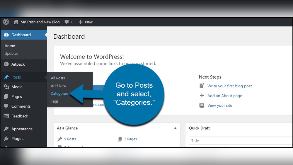 How to Add Post Category in Wordpress