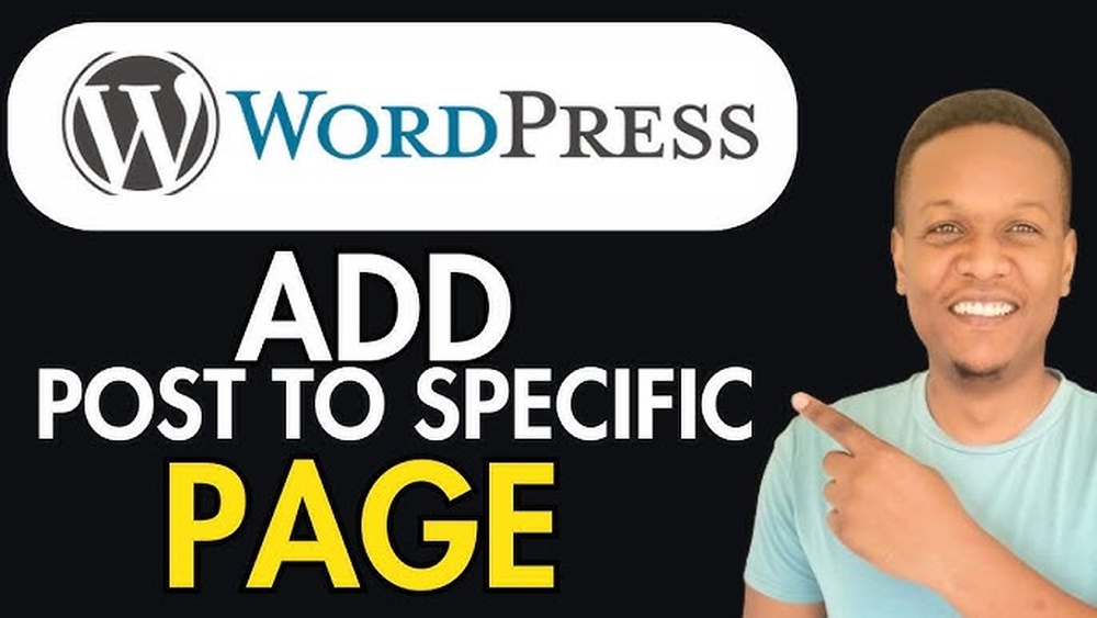 How to Add Post to a Specific Page in Wordpress