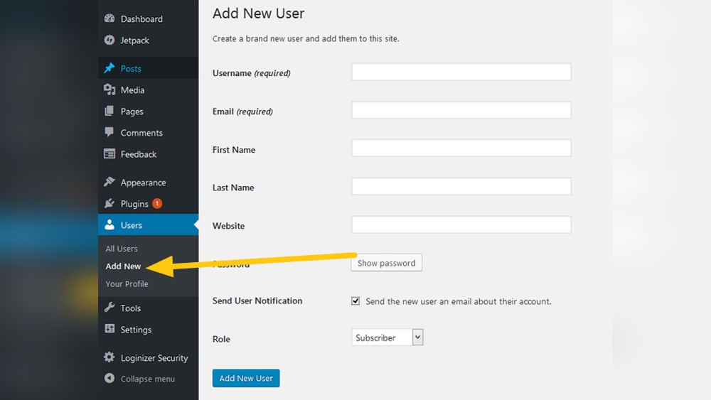 How to Add Profile Picture in Wordpress
