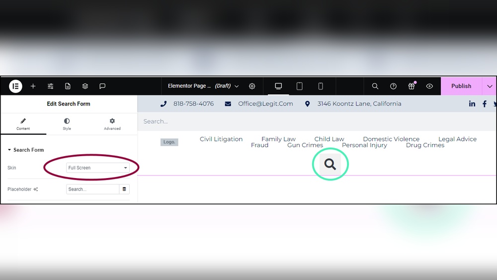 How to Add Search Bar in Wordpress Elementor